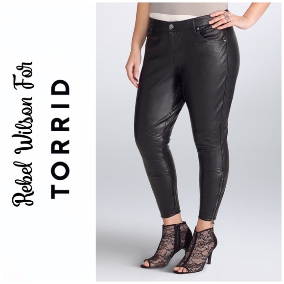 torrid leather pants